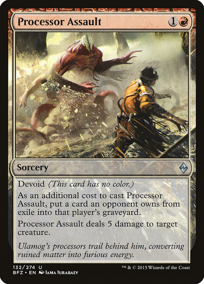 Processor Assault 132/274 (Battle for Zendikar)  - Foil | Good Games Morley
