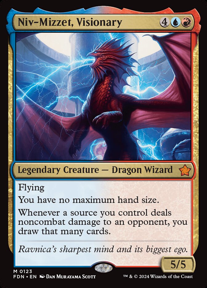 Niv-Mizzet, Visionary 123 (Foundations)  | Good Games Morley