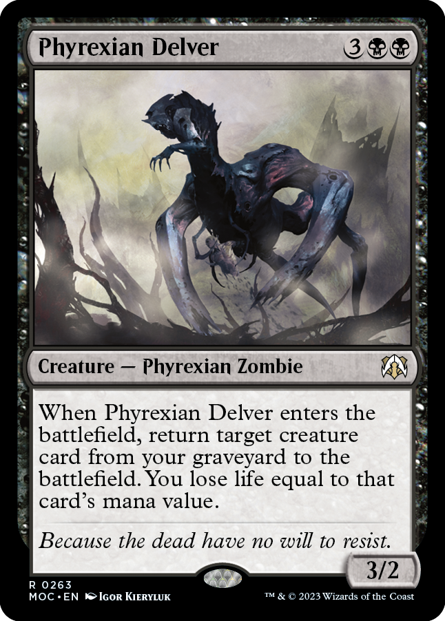 Phyrexian Delver [March of the Machine Commander] | Good Games Morley
