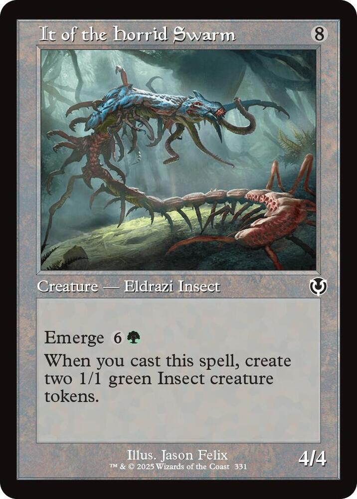 It of the Horrid Swarm Retro Frame 331 (Innistrad Remastered)  - Retro Foil | Good Games Morley
