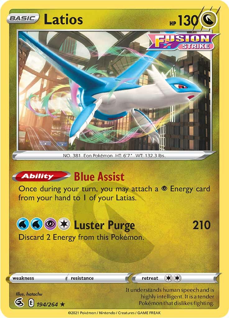 Latios (194/264) [Sword & Shield: Fusion Strike] | Good Games Morley