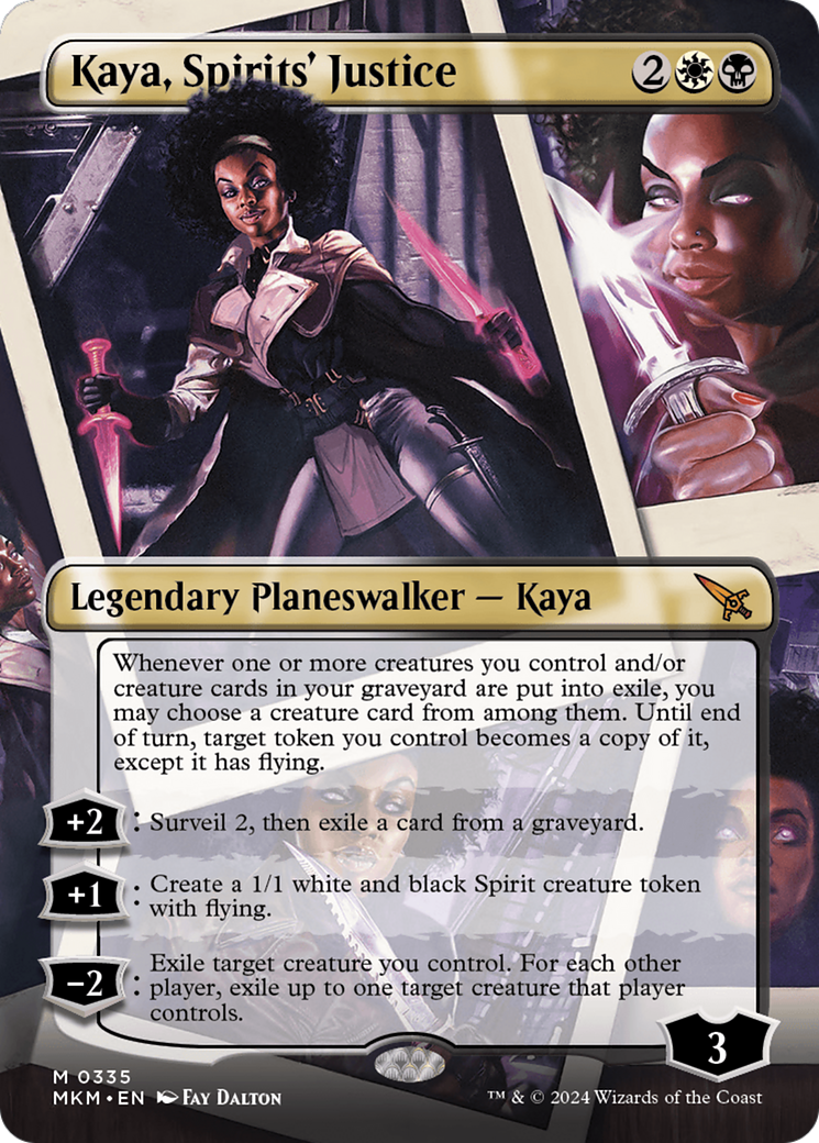 Kaya, Spirits' Justice (Borderless) [Murders at Karlov Manor] | Good Games Morley