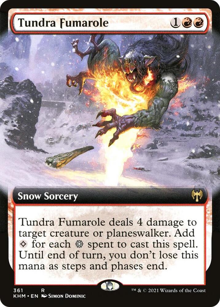 Tundra Fumarole 361/285 (Kaldheim)  - Extended Art Foil | Good Games Morley