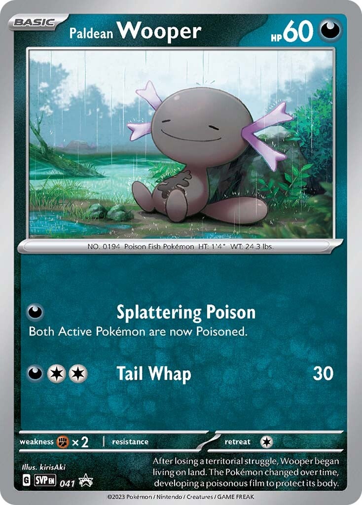 Paldean Wooper (041) [Scarlet & Violet: Black Star Promos] | Good Games Morley