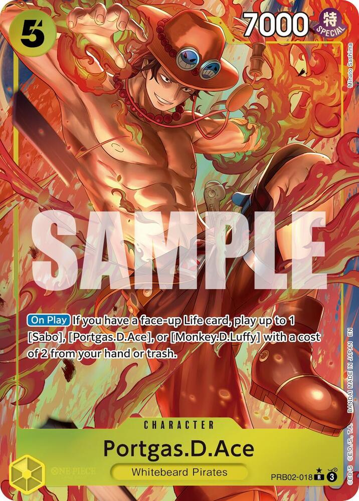 Portgas.D.Ace PRB02-018 (Premium Booster -The Best- Vol. 2)  - Alternate Art Foil | Good Games Morley