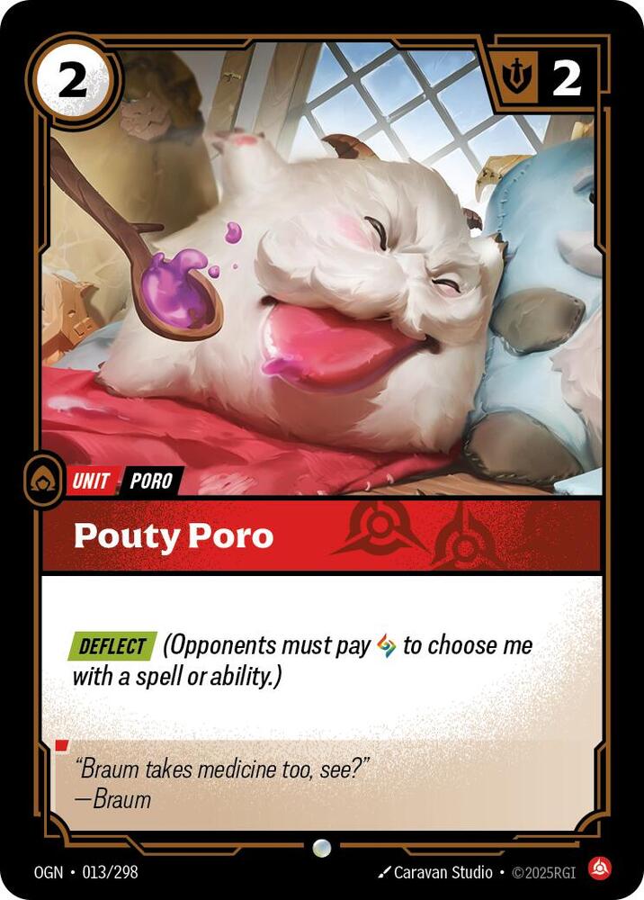 Pouty Poro 013/298 (Origins)  | Good Games Morley