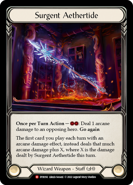 Surgent Aethertide [DYN192] (Dynasty)  Rainbow Foil | Good Games Morley