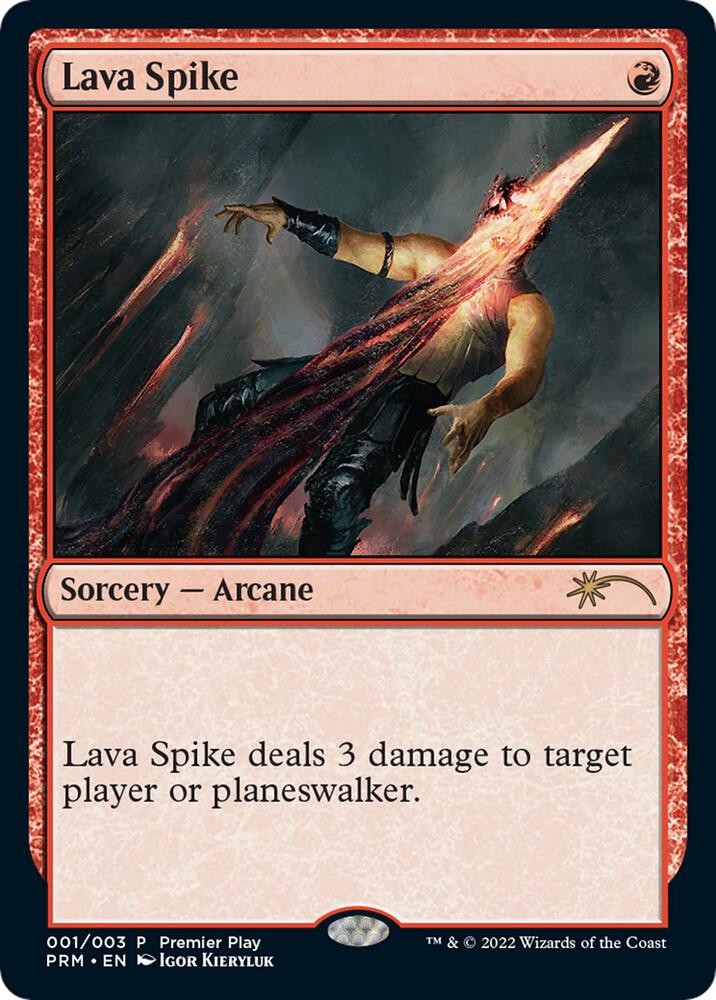 Lava Spike 1/3 (Pro Tour Promos)  | Good Games Morley