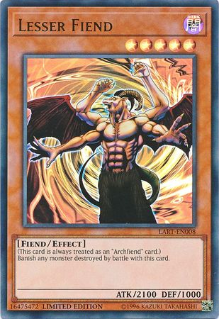 Lesser Fiend [LART-EN008] Ultra Rare | Good Games Morley