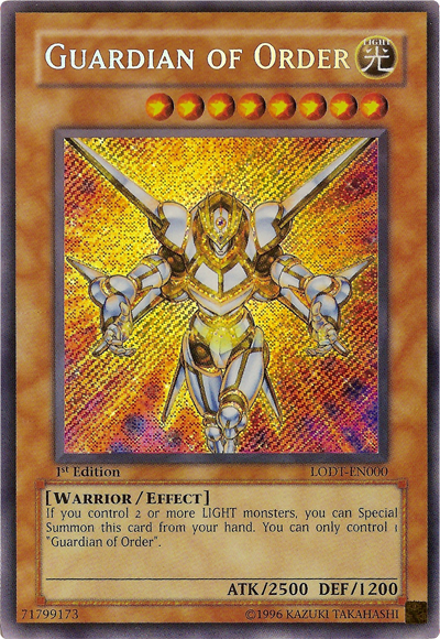 Guardian of Order [LODT-EN000] Secret Rare | Good Games Morley