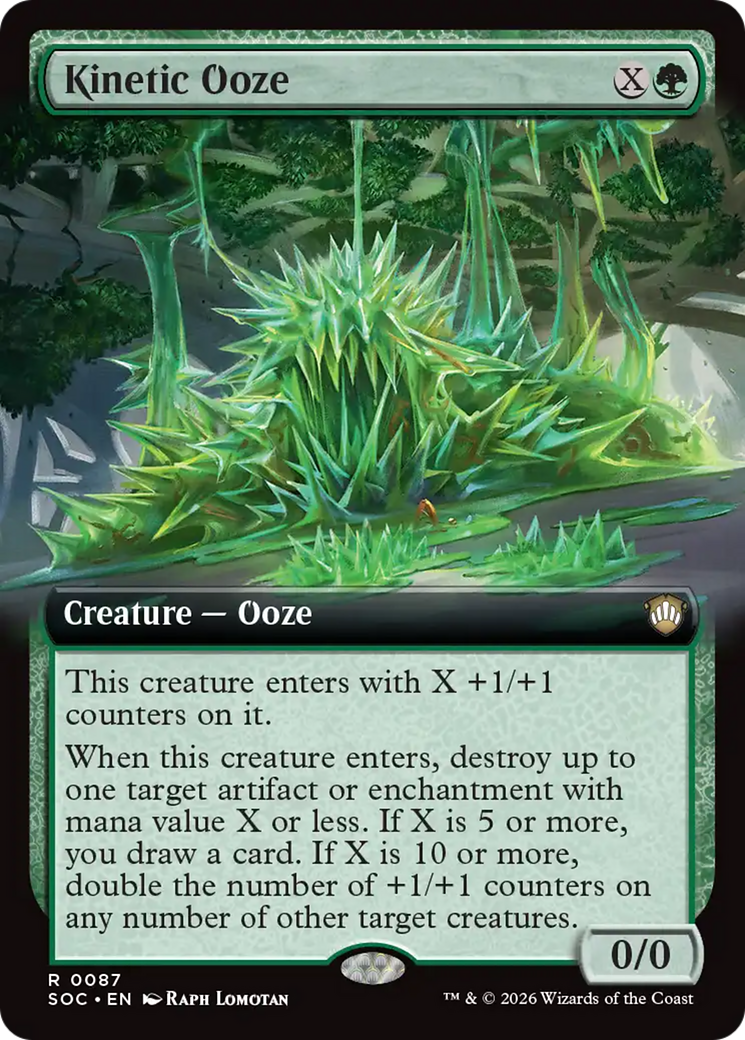 Kinetic Ooze (Extended Art) [Secrets of Strixhaven Commander] | Good Games Morley
