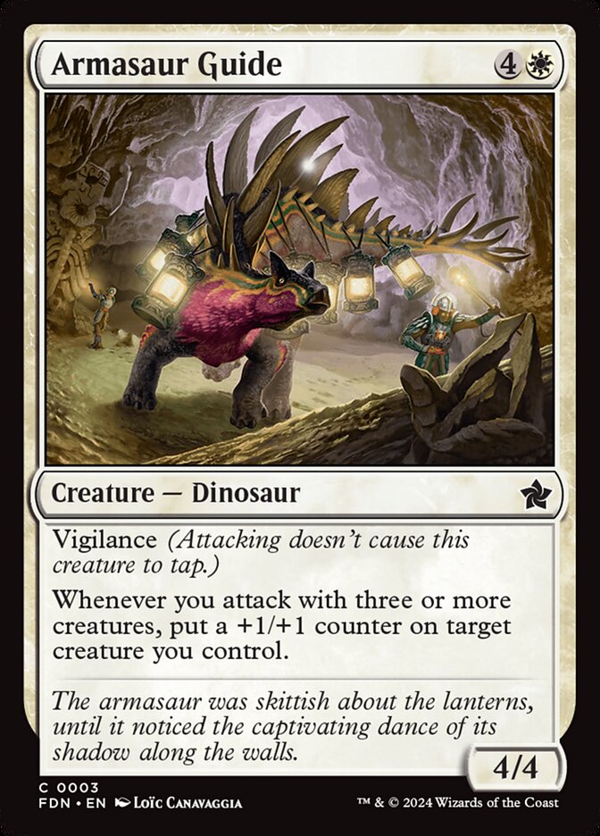 Armasaur Guide 3/291 (Foundations)  | Good Games Morley