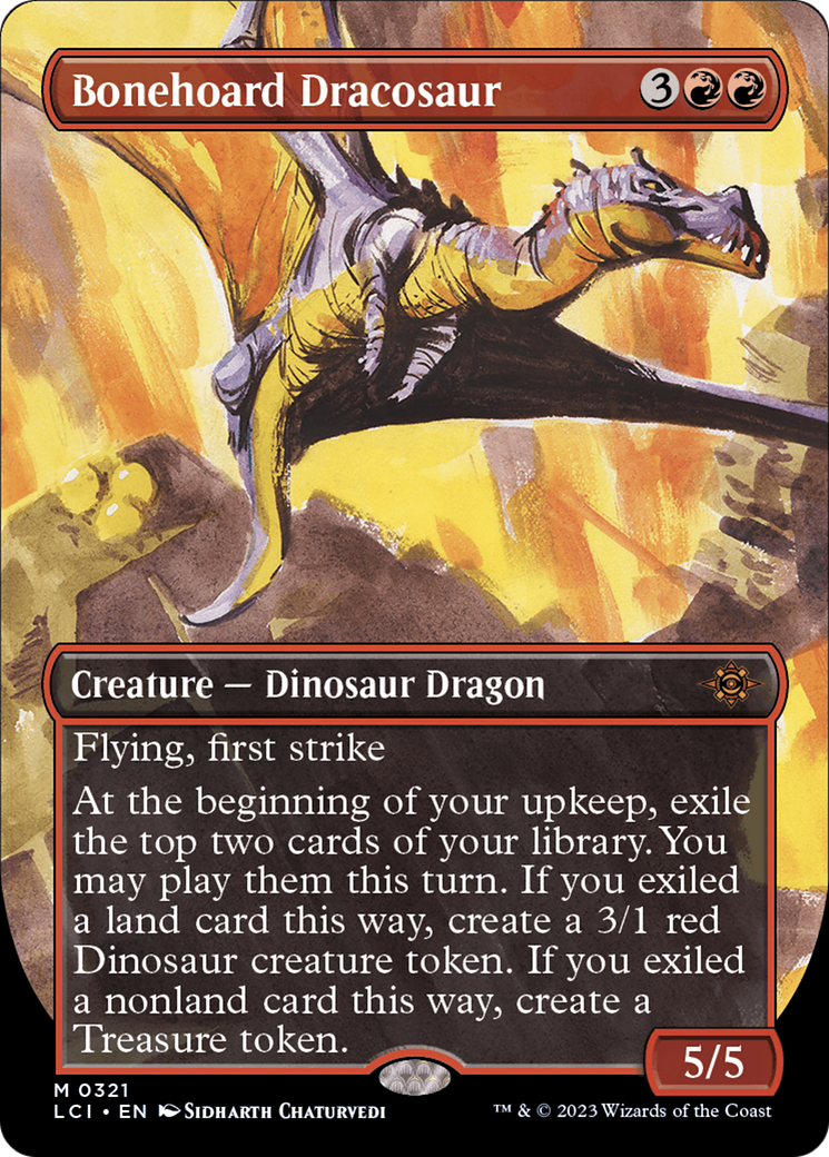 Bonehoard Dracosaur (Borderless) [The Lost Caverns of Ixalan] | Good Games Morley