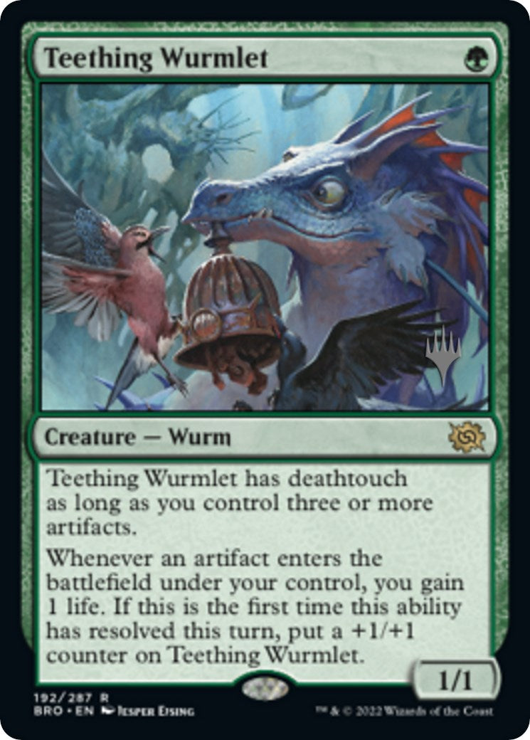 Teething Wurmlet (Promo Pack) [The Brothers' War Promos] | Good Games Morley
