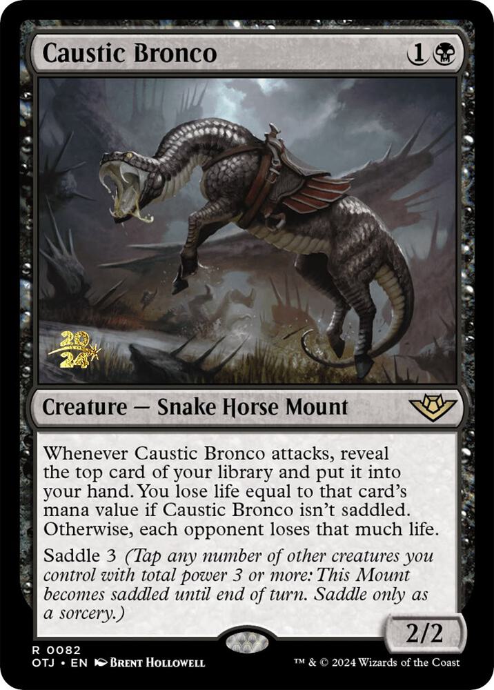 Caustic Bronco 82s/160 (Prerelease Cards)  - Foil | Good Games Morley