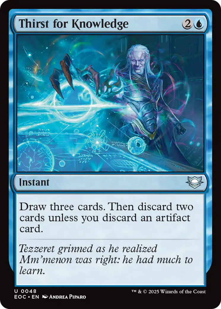 Thirst for Knowledge [Edge of Eternities Commander] | Good Games Morley