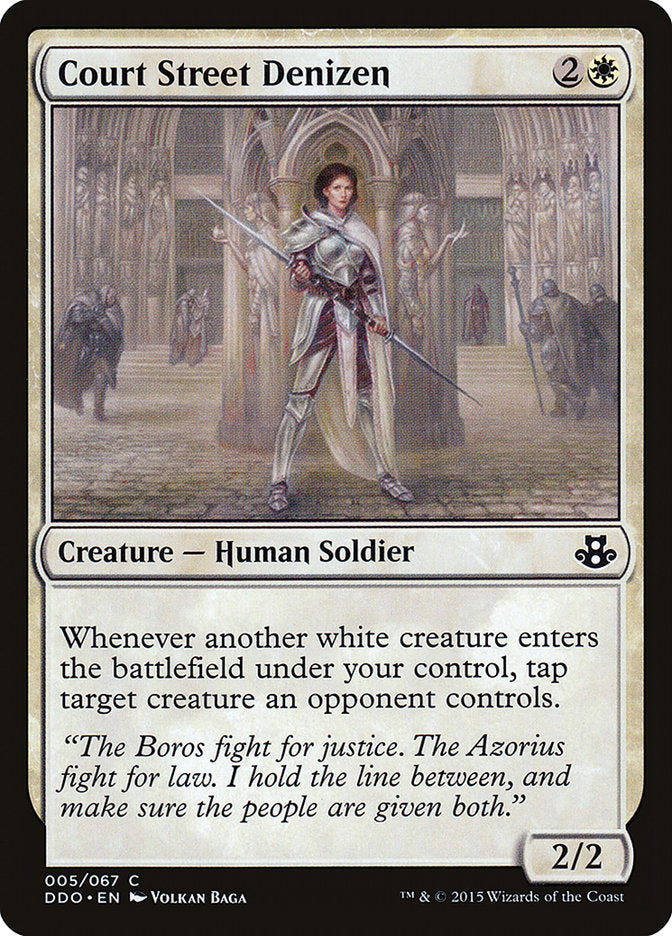 Court Street Denizen [Duel Decks: Elspeth vs. Kiora] | Good Games Morley