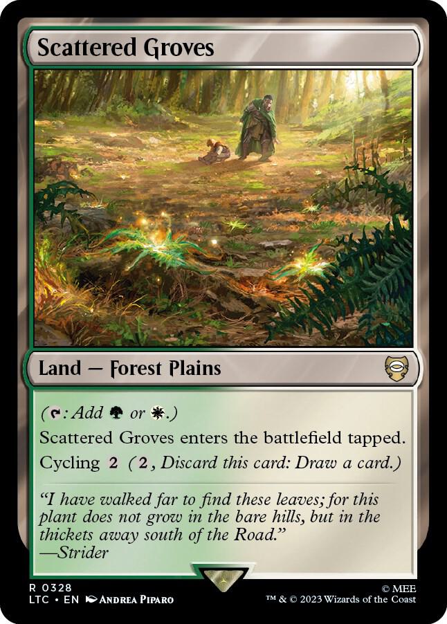 Scattered Groves 328 (Commander: The Lord of the Rings: Tales of Middle-earth)  | Good Games Morley