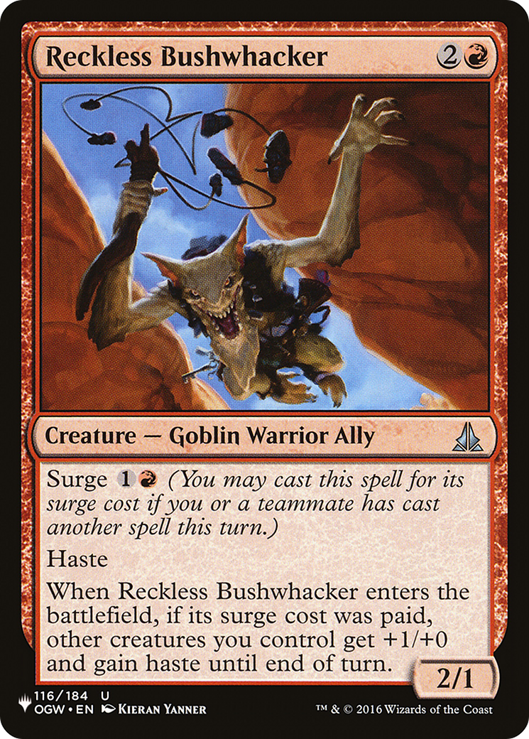 Reckless Bushwhacker [The List] | Good Games Morley