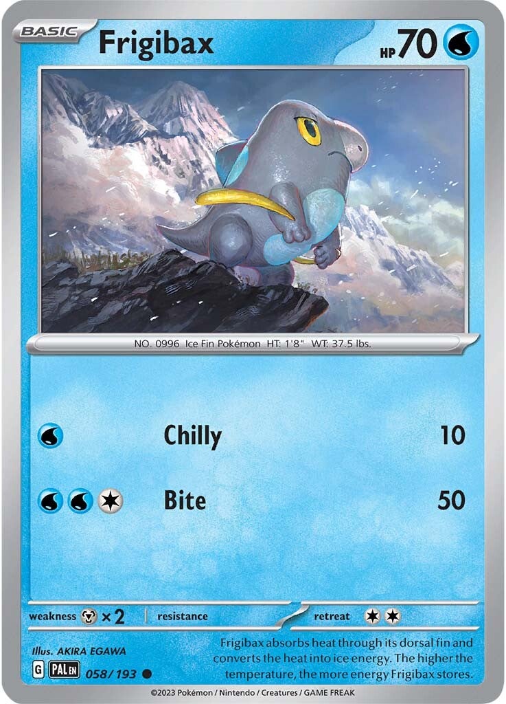 Frigibax (058/193) [Scarlet & Violet: Paldea Evolved] | Good Games Morley