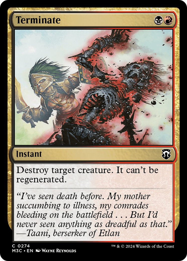 Terminate (Ripple Foil) [Modern Horizons 3 Commander] | Good Games Morley