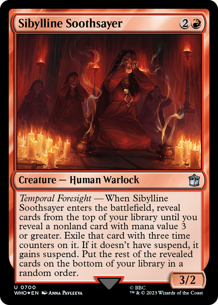 Sibylline Soothsayer (Surge Foil) [Doctor Who] | Good Games Morley