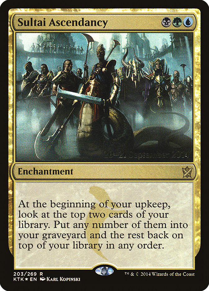 Sultai Ascendancy [Khans of Tarkir Prerelease Promos] | Good Games Morley