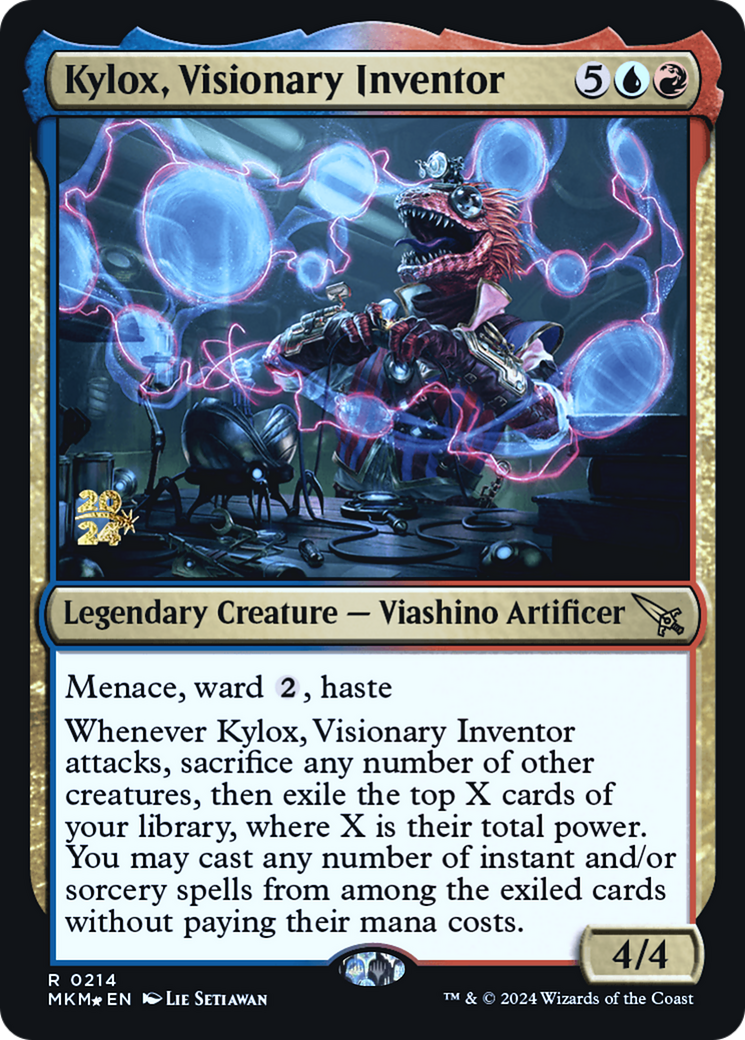 Kylox, Visionary Inventor [Murders at Karlov Manor Prerelease Promos] | Good Games Morley