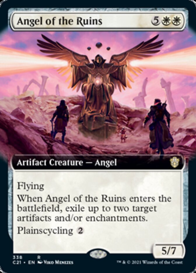 Angel of the Ruins (Extended Art) [Commander 2021] | Good Games Morley