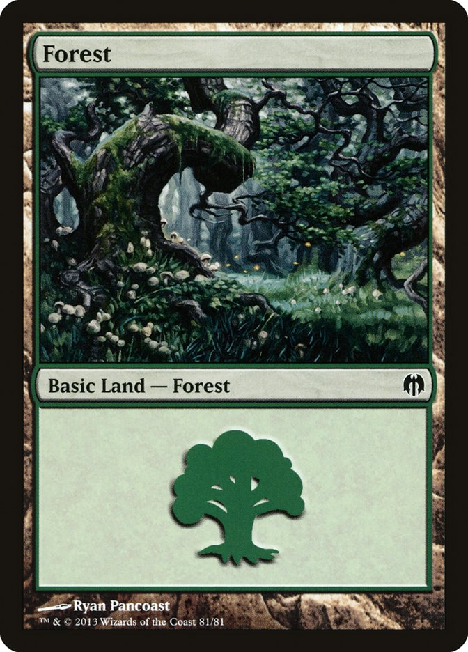 Forest (81) [Duel Decks: Heroes vs. Monsters] | Good Games Morley