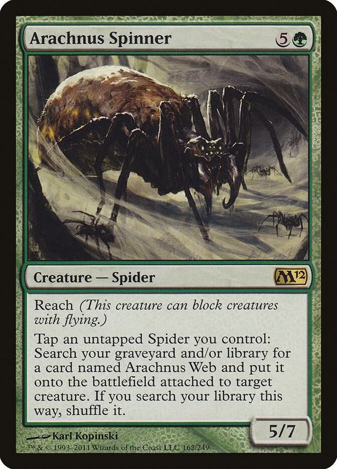 Arachnus Spinner 162/249 (Magic 2012 (M12))  - Foil | Good Games Morley