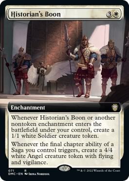 Historians Boon Extended Art 71 (Commander: Dominaria United)  - Foil | Good Games Morley