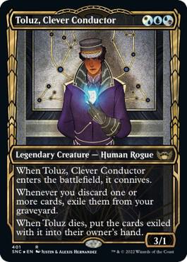 Toluz Clever Conductor Gilded Foil 401/281 (Streets of New Capenna)  - Foil | Good Games Morley