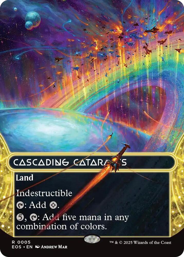 Cascading Cataracts  5 (Edge of Eternities: Stellar Sights)  - Borderless | Good Games Morley
