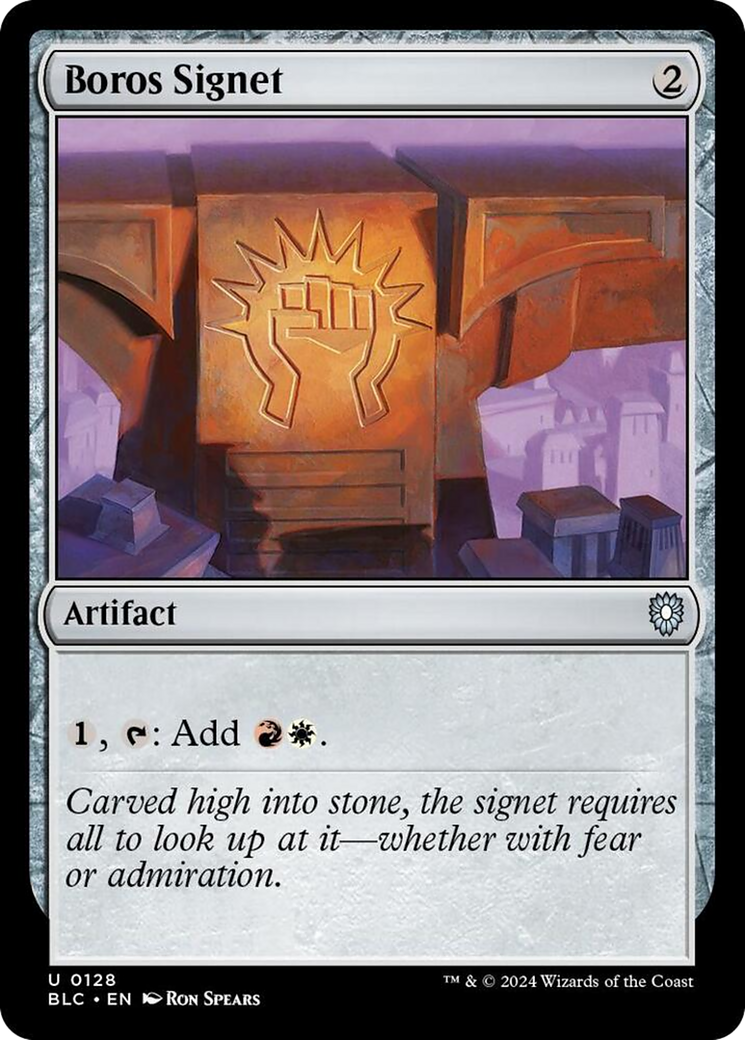 Boros Signet [Bloomburrow Commander] | Good Games Morley