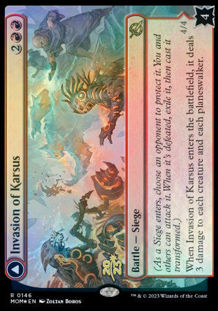 Invasion of Karsus // Refraction Elemental [March of the Machine Prerelease Promos] | Good Games Morley