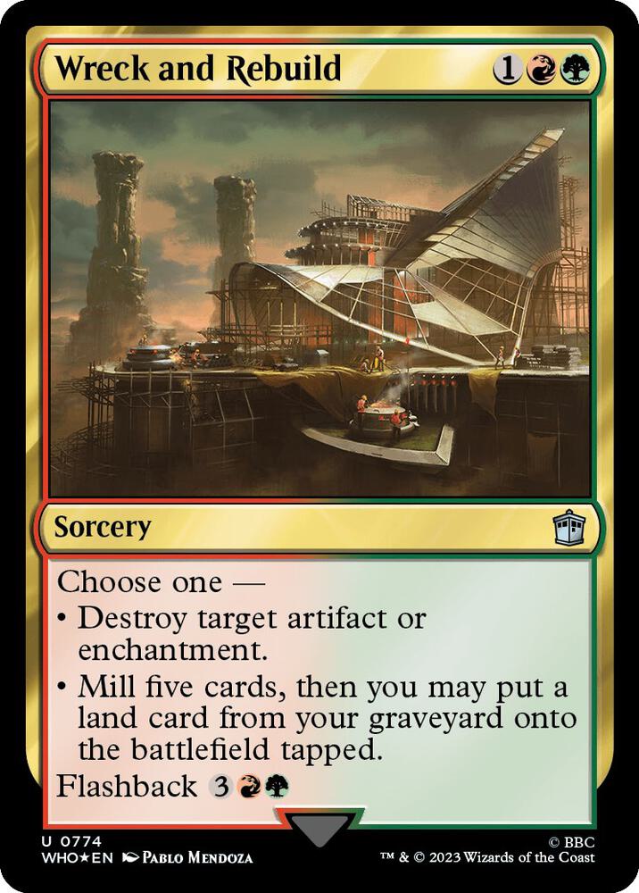 Wreck and Rebuild 774/331 (Universes Beyond: Doctor Who)  - Surge Foil | Good Games Morley