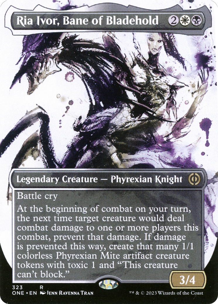 Ria Ivor, Bane of Bladehold (Borderless Ichor) [Phyrexia: All Will Be One] | Good Games Morley