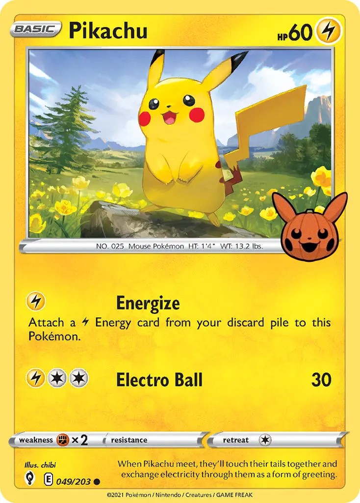 Pikachu (049/203) [Trick or Trade] | Good Games Morley