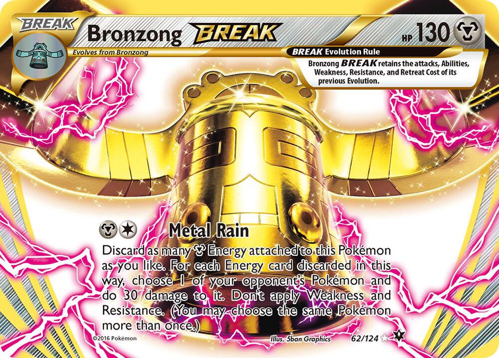 Bronzong BREAK 62/124 (XY - Fates Collide)  - Holofoil | Good Games Morley