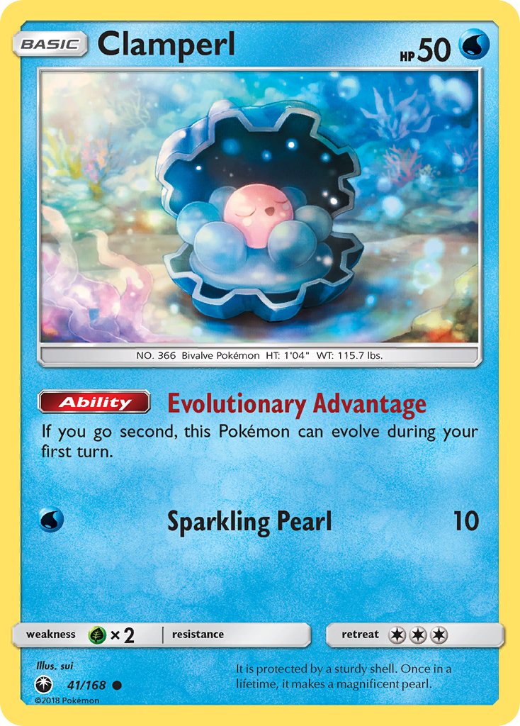 Clamperl (41/168) [Sun & Moon: Celestial Storm] | Good Games Morley