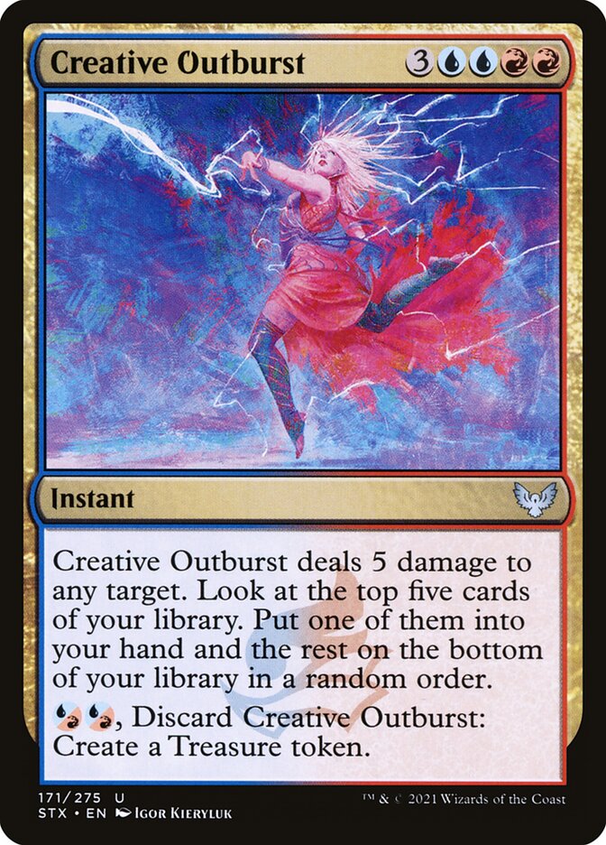 Creative Outburst 171 (Strixhaven: School of Mages)  - Foil | Good Games Morley
