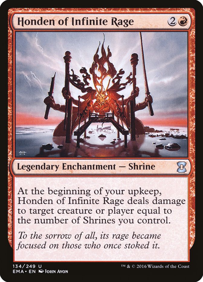 Honden of Infinite Rage 134/249 (Eternal Masters)  | Good Games Morley