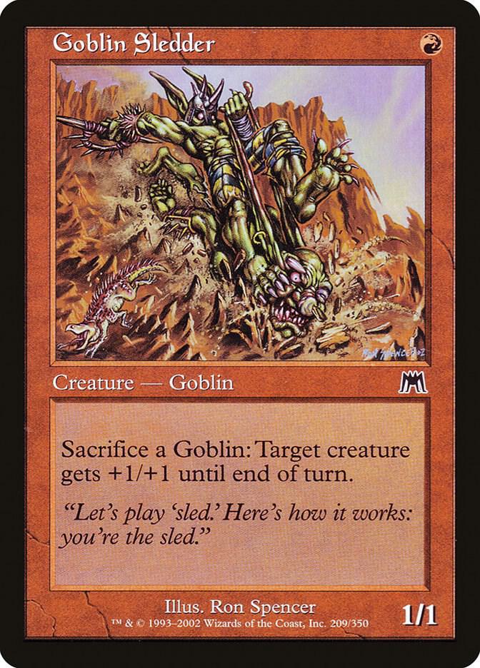 Goblin Sledder 209 (Onslaught)  | Good Games Morley
