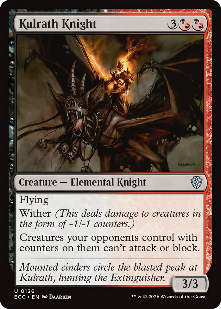 Kulrath Knight [Lorwyn Eclipsed Commander] | Good Games Morley