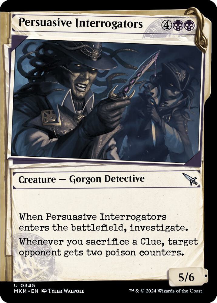 Persuasive Interrogators 345/286 (Murders at Karlov Manor)  - Showcase Foil | Good Games Morley