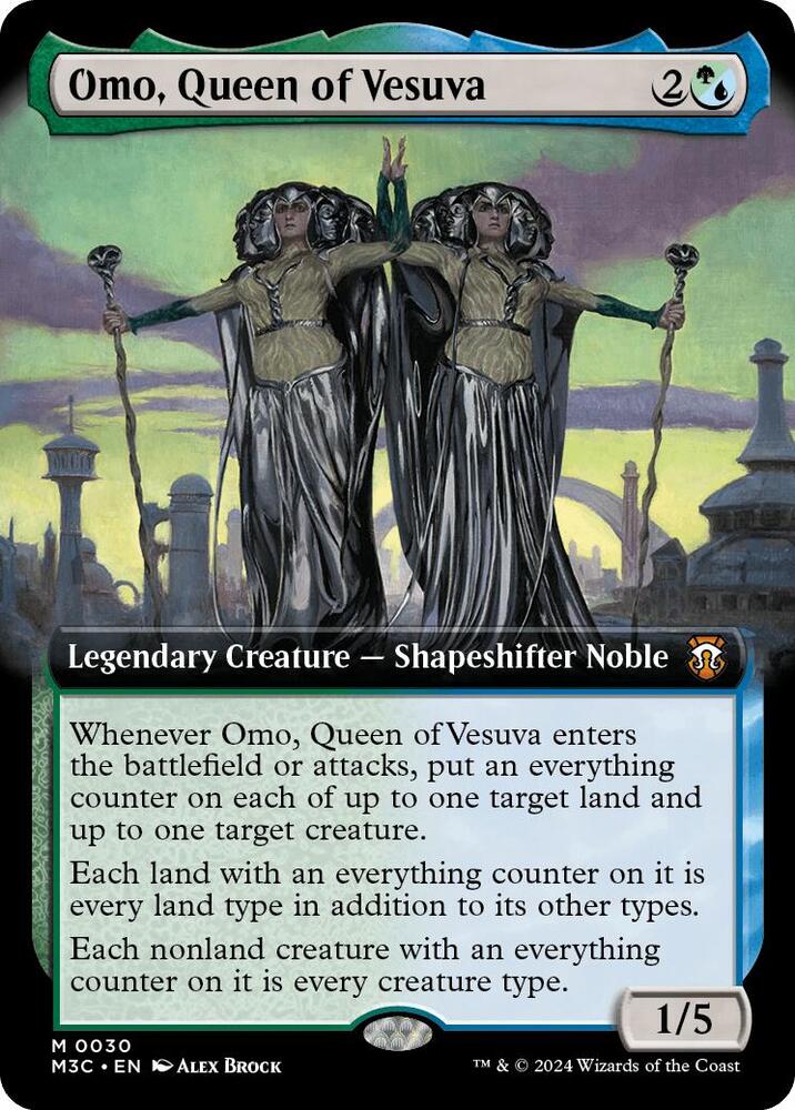 Omo, Queen of Vesuva 30/411 (Commander: Modern Horizons 3)  - Extended Art Foil | Good Games Morley