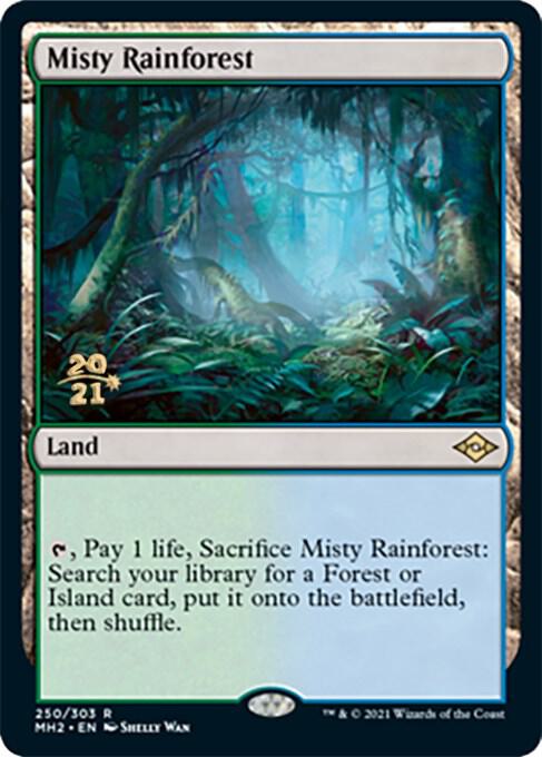 Misty Rainforest 250s/86 (Prerelease Cards)  - Foil | Good Games Morley