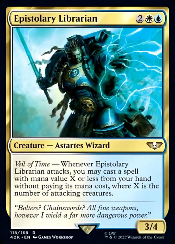 Epistolary Librarian (Surge Foil) [Warhammer 40,000] | Good Games Morley