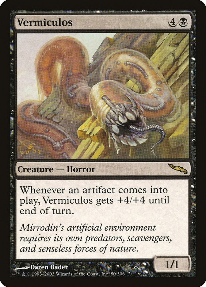Vermiculos 80/306 (Mirrodin)  | Good Games Morley